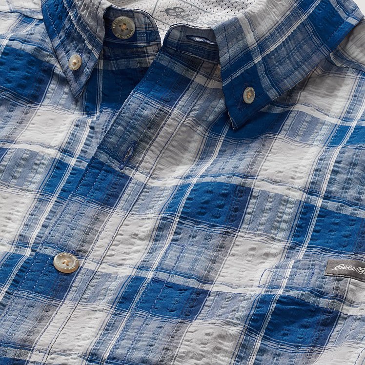 Men's Pack It Seersucker Short-sleeve Shirt | Eddie Bauer