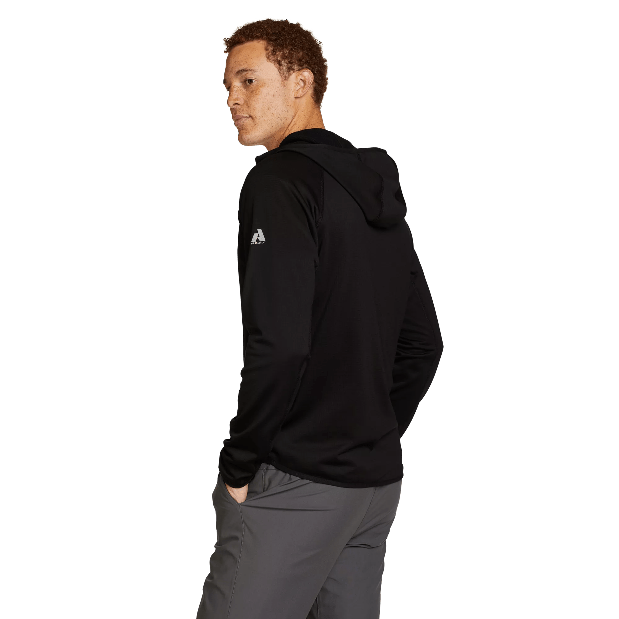 Eddie Bauer High Route Grid Fleece 1 2 Zip Hoodie Hamilton Place