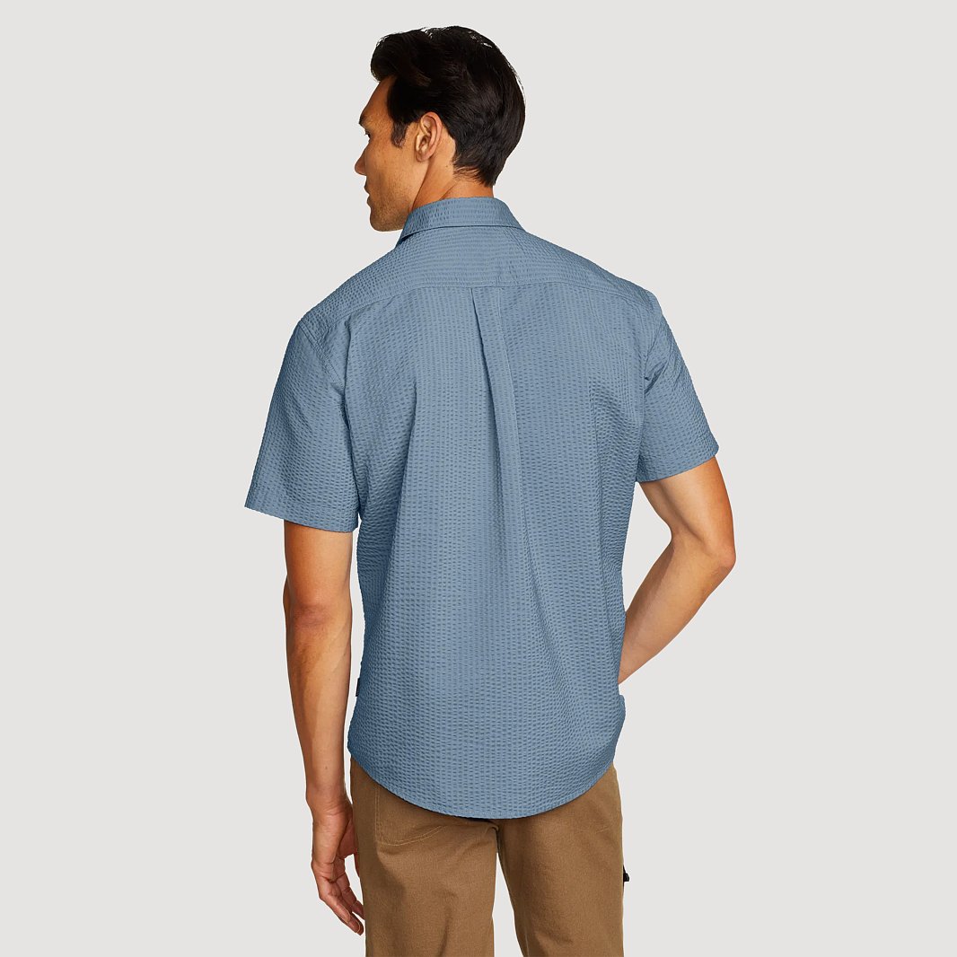 Men's Short-Sleeve Pack It 2.0 Seersucker Shirt