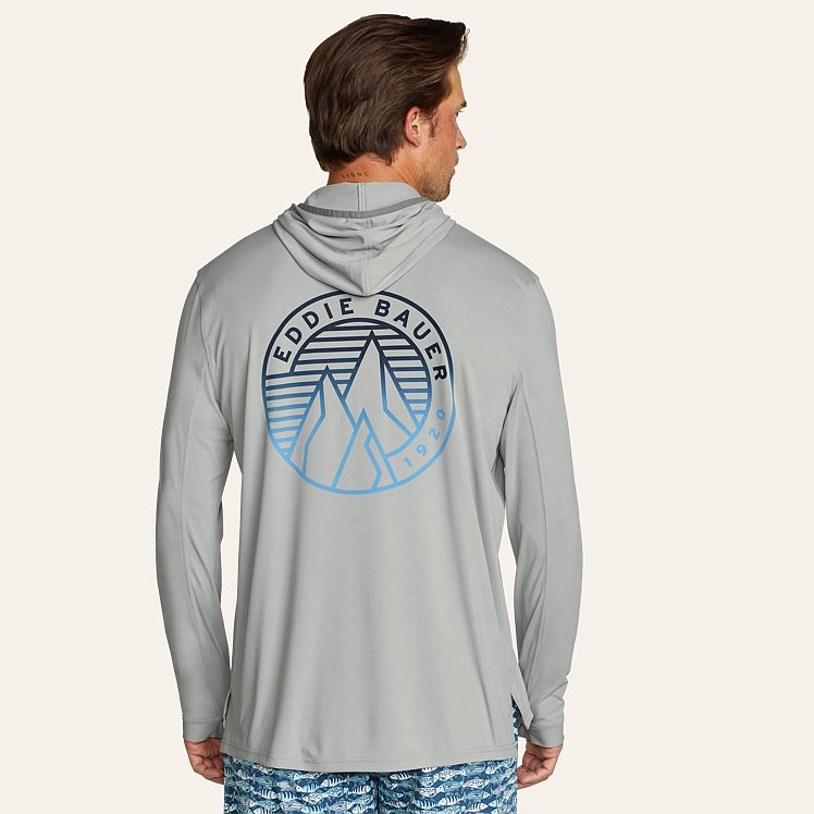 Men's Solarfoil® UPF Hoodie - Gradient Peaks