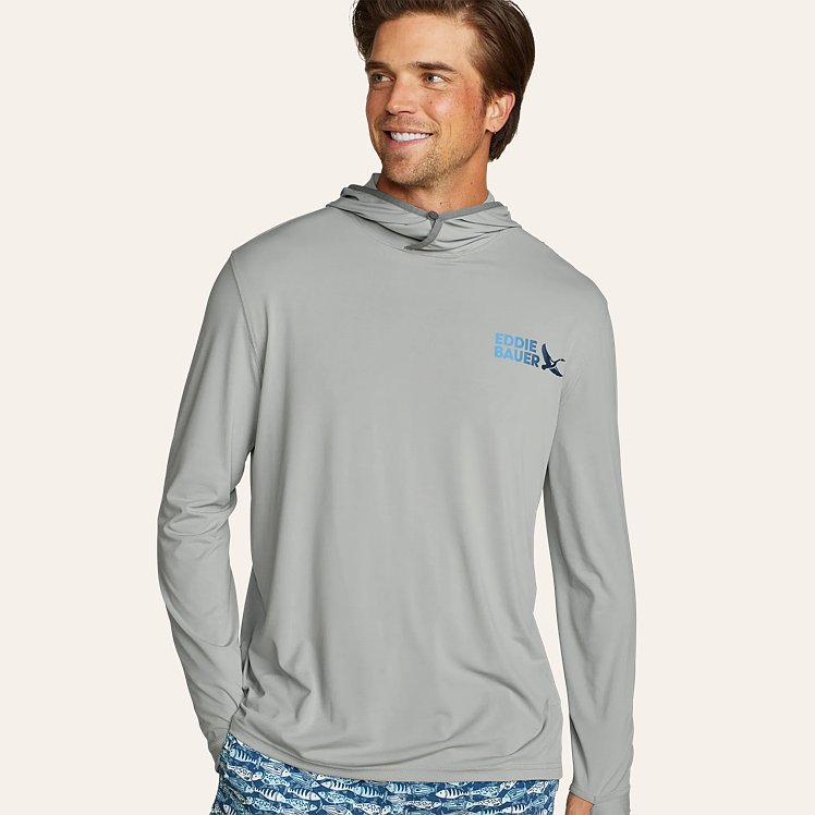 Men's Solarfoil® UPF Hoodie - Gradient Peaks