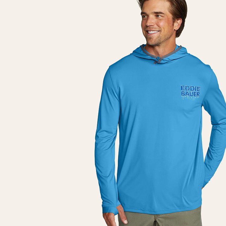 Men's Solarfoil® UPF Hoodie - Water Bound
