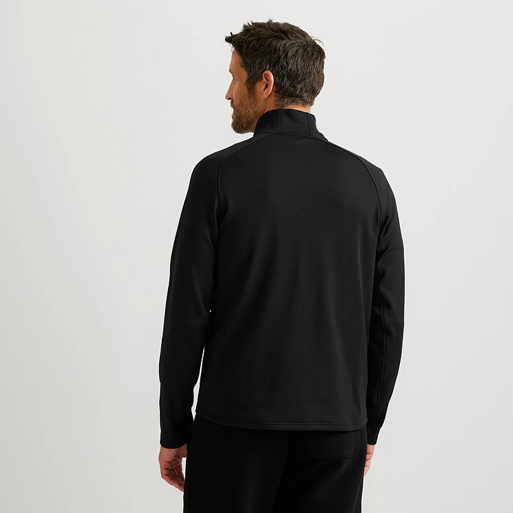 Men's High Route Grid Fleece Half-Zip Mock Neck