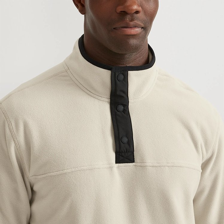 Men's Chutes Fleece Snap Mock Pullover