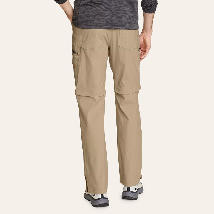 Eddie Bauer Men s Guide Pro Convertible Hiking Pants Light Khaki 35 32 Shop Gifts for Him