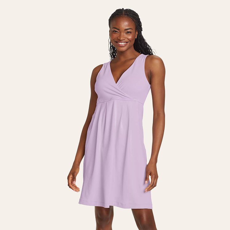 Eddie Bauer Women s Aster Crossover Dress Lilac S Shop Gifts for Her