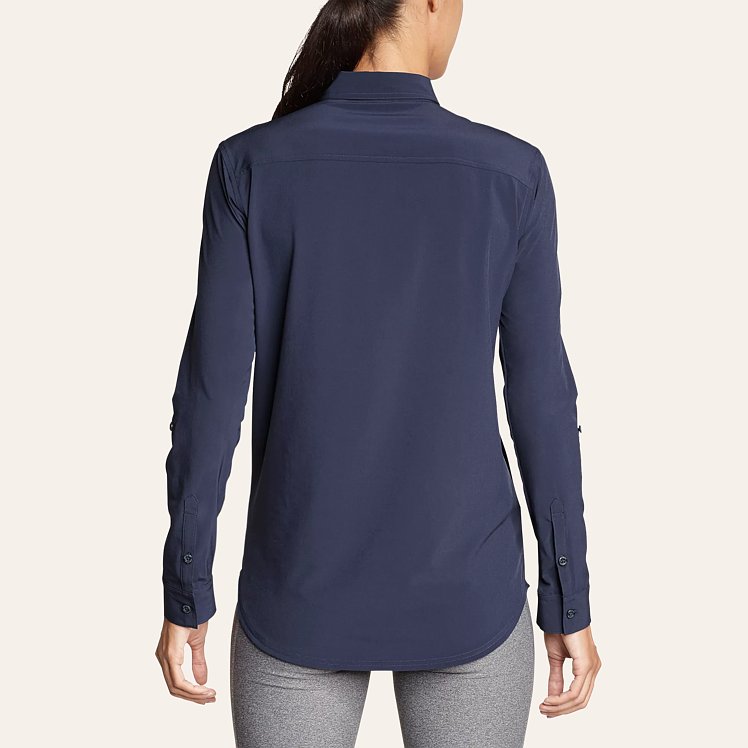 Eddie Bauer Women Departure 2.0 Long Sleeve popular Shirt Top