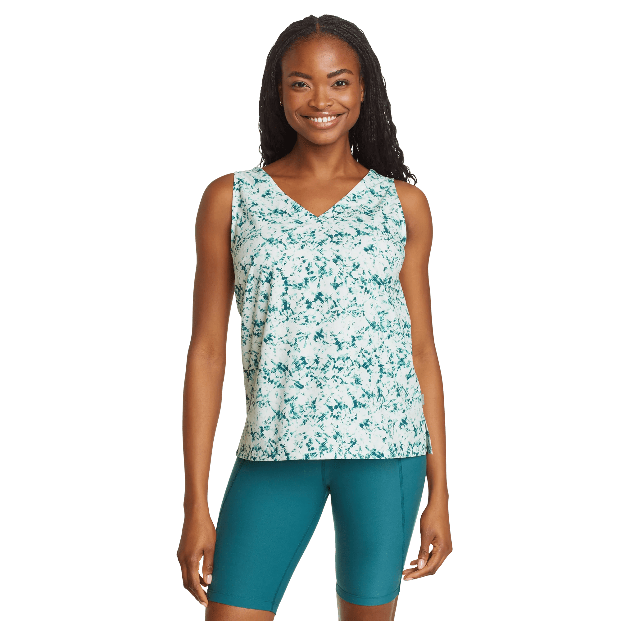 Departure V-Neck Tank Top - Print