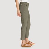 Eddie Bauer Women's Adventurer Stretch Ripstop Ankle Pants, Carbon, 6, Tall  at  Women's Clothing store