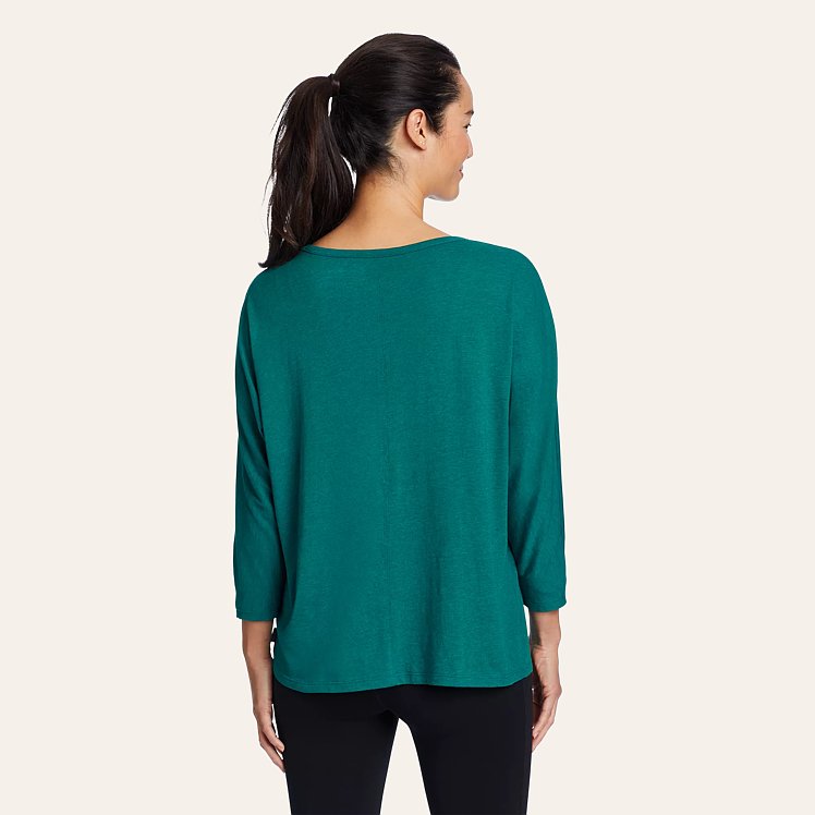 Women's Myriad 3/4-sleeve Boat-neck Top | Eddie Bauer