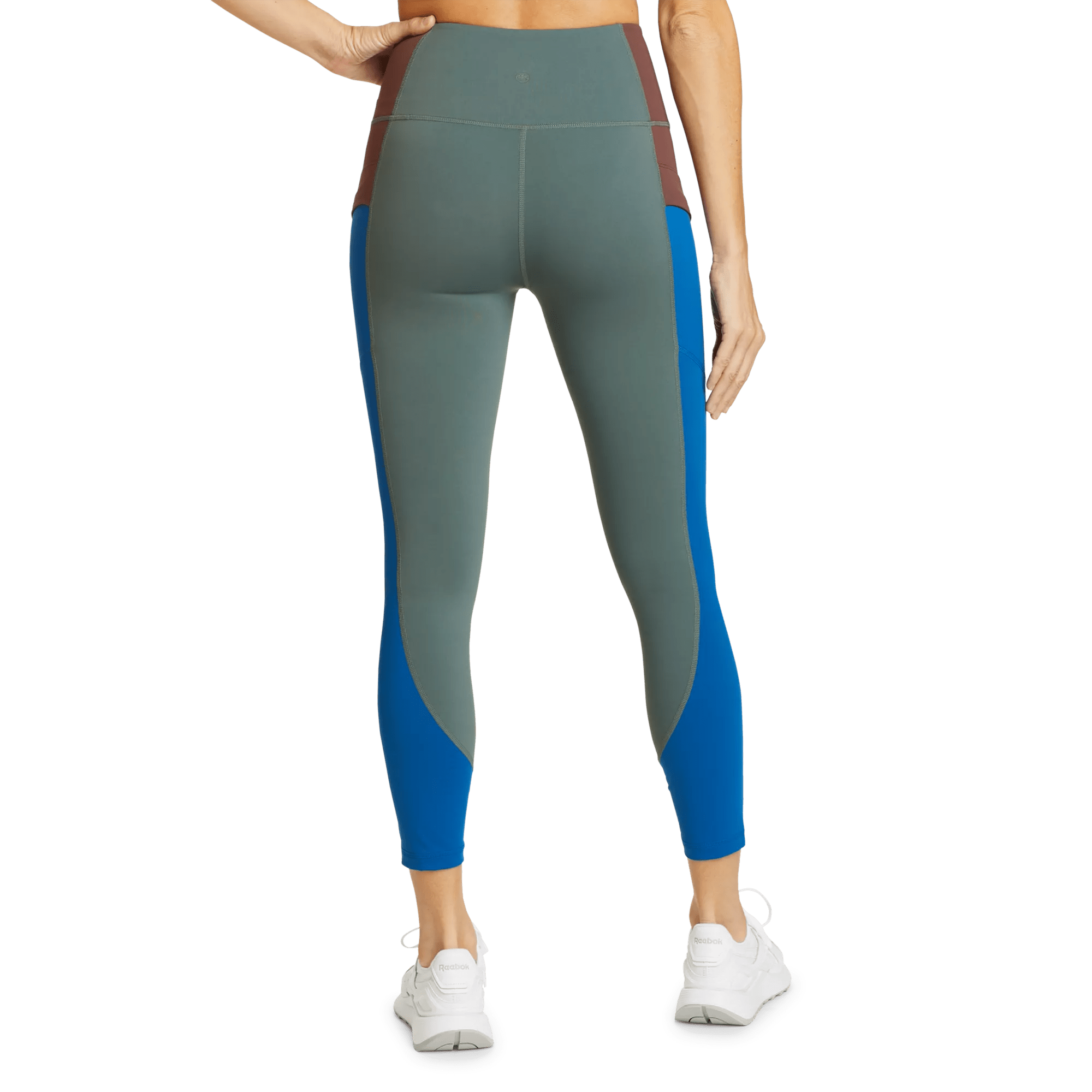 Free People Movement offers Just Break Colorblock Leggings in Heather Olive Large