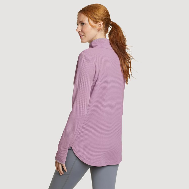 Women's Thermal Tech 1/4-zip Funnel Neck Thermal | Eddie Bauer