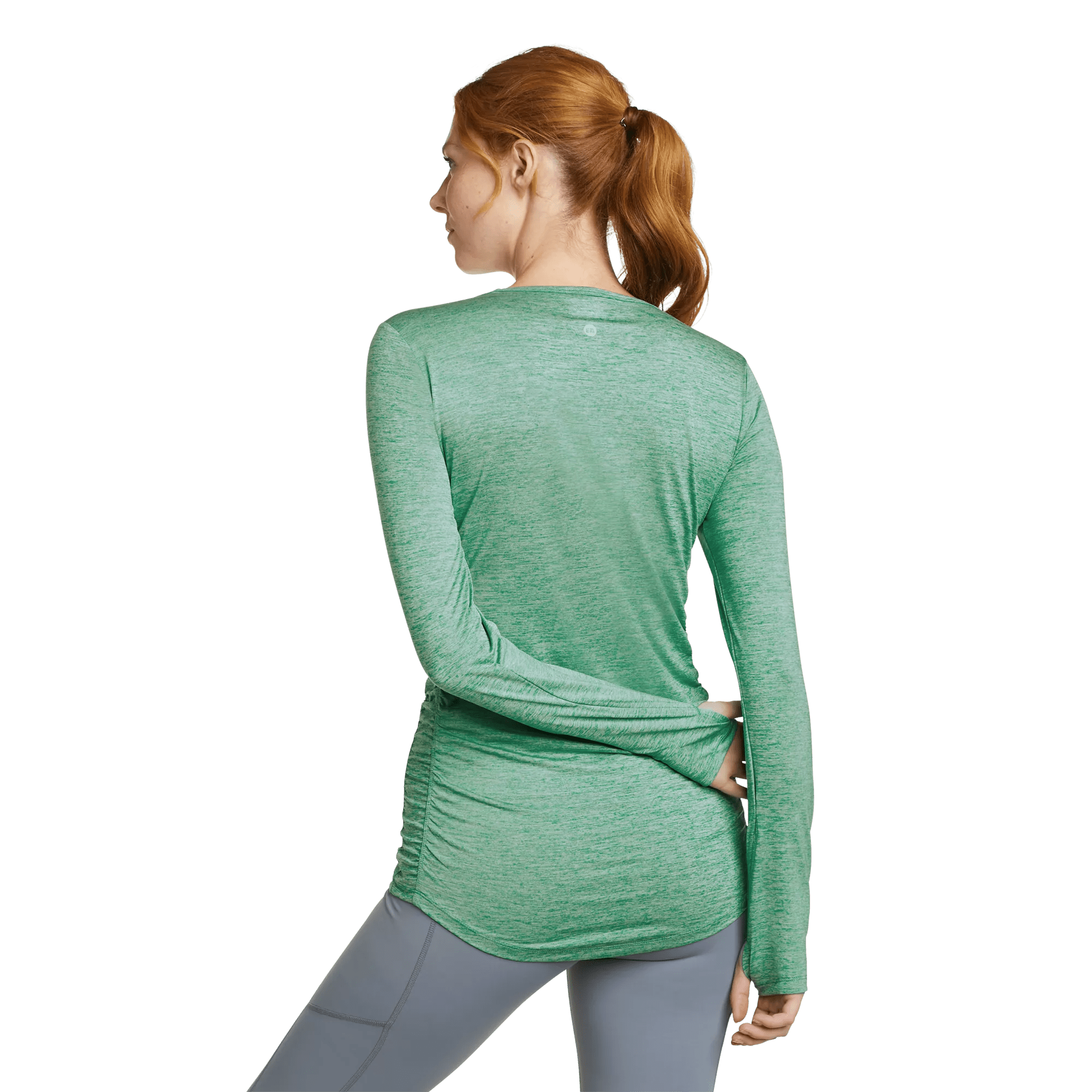 Resolution Long-Sleeve Ruched Tee