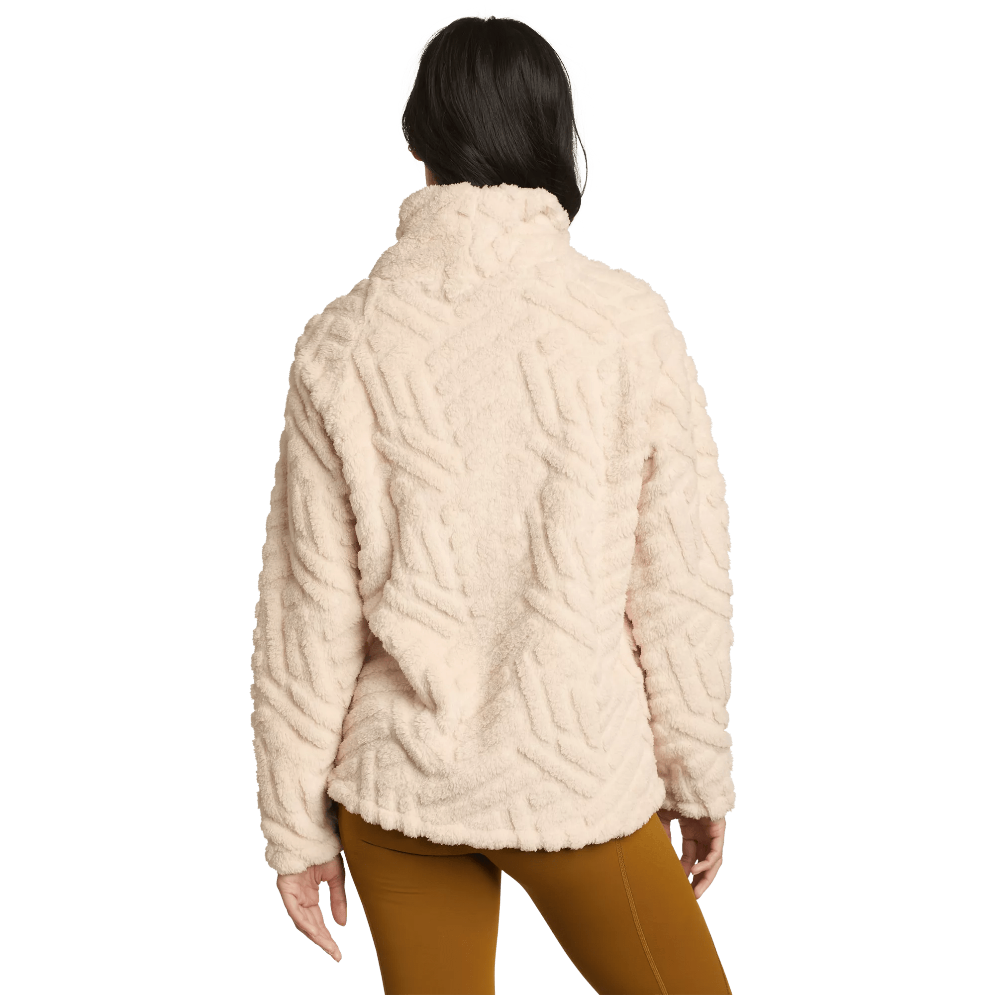 Quest Plush Mock Neck Fleece - Textured