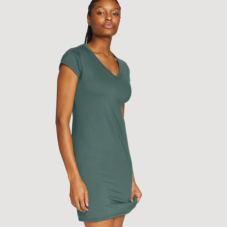 Women's Aster Short-Sleeve V-Neck Dress