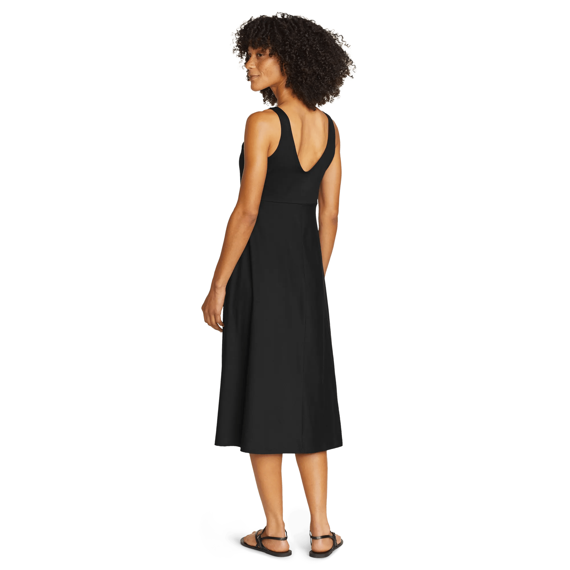 Aster V-Neck Midi Dress