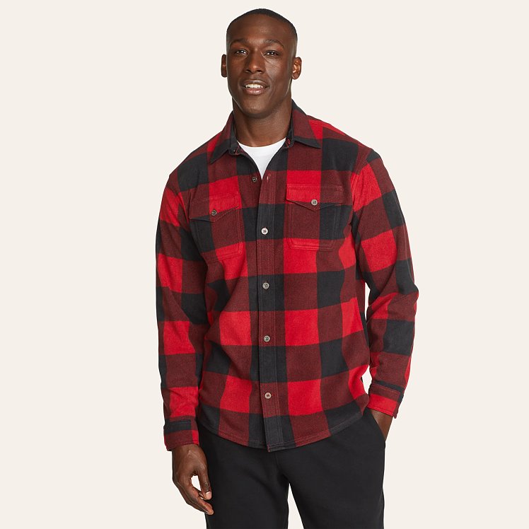 Men s Chutes Microfleece Shirt Eddie Bauer
