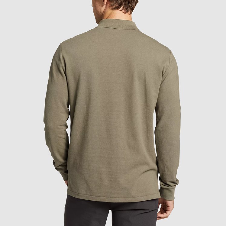 Eddie bauer long sleeve polo shirts best sale