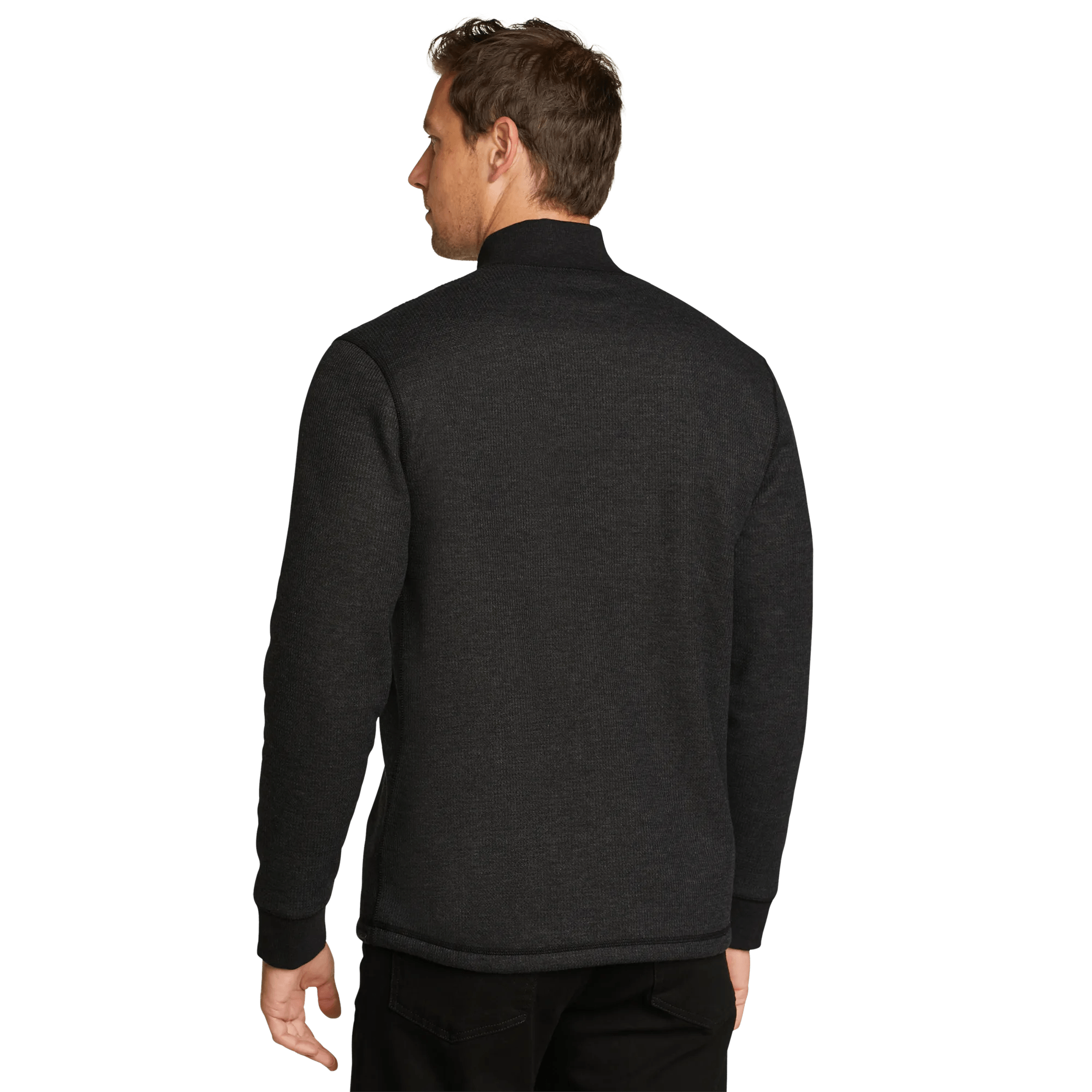 Faux Shearling-Lined Thermal Henley