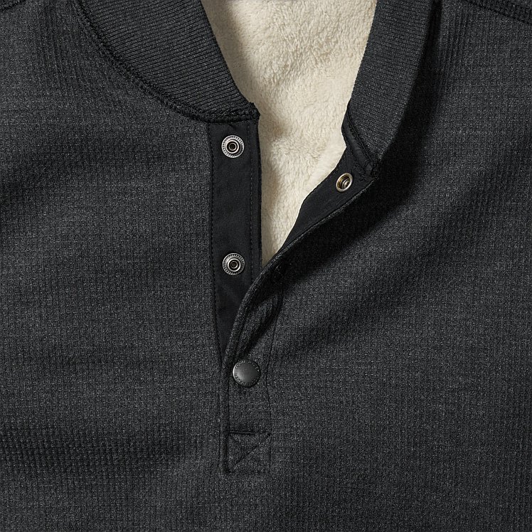 Men's Faux Shearling-lined Thermal Henley | Eddie Bauer