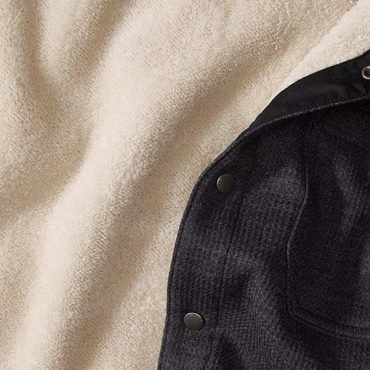 Men's Faux Shearling-lined Thermal Shirt | Eddie Bauer Men's Faux Shearling-lined Thermal Shirt | Eddie Bauer
