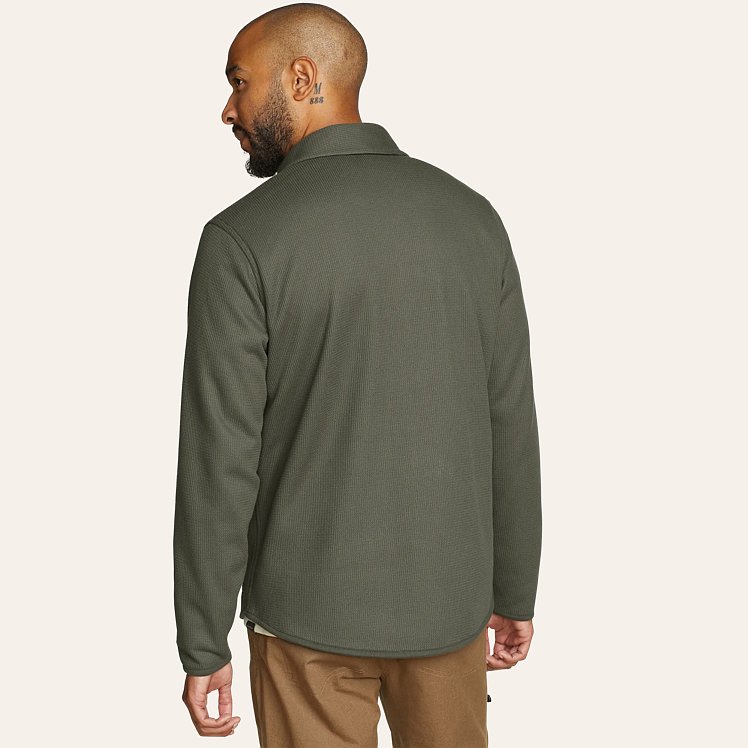 Shearling shirt hotsell