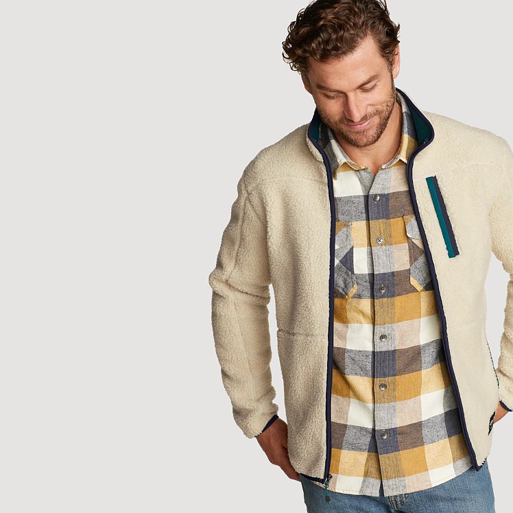 Men's Chilali Faux Shearling Fleece Jacket