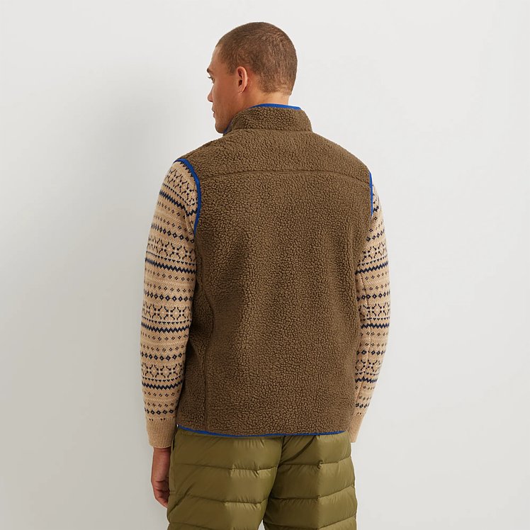 Men's Chilali Faux Shearling Fleece Vest