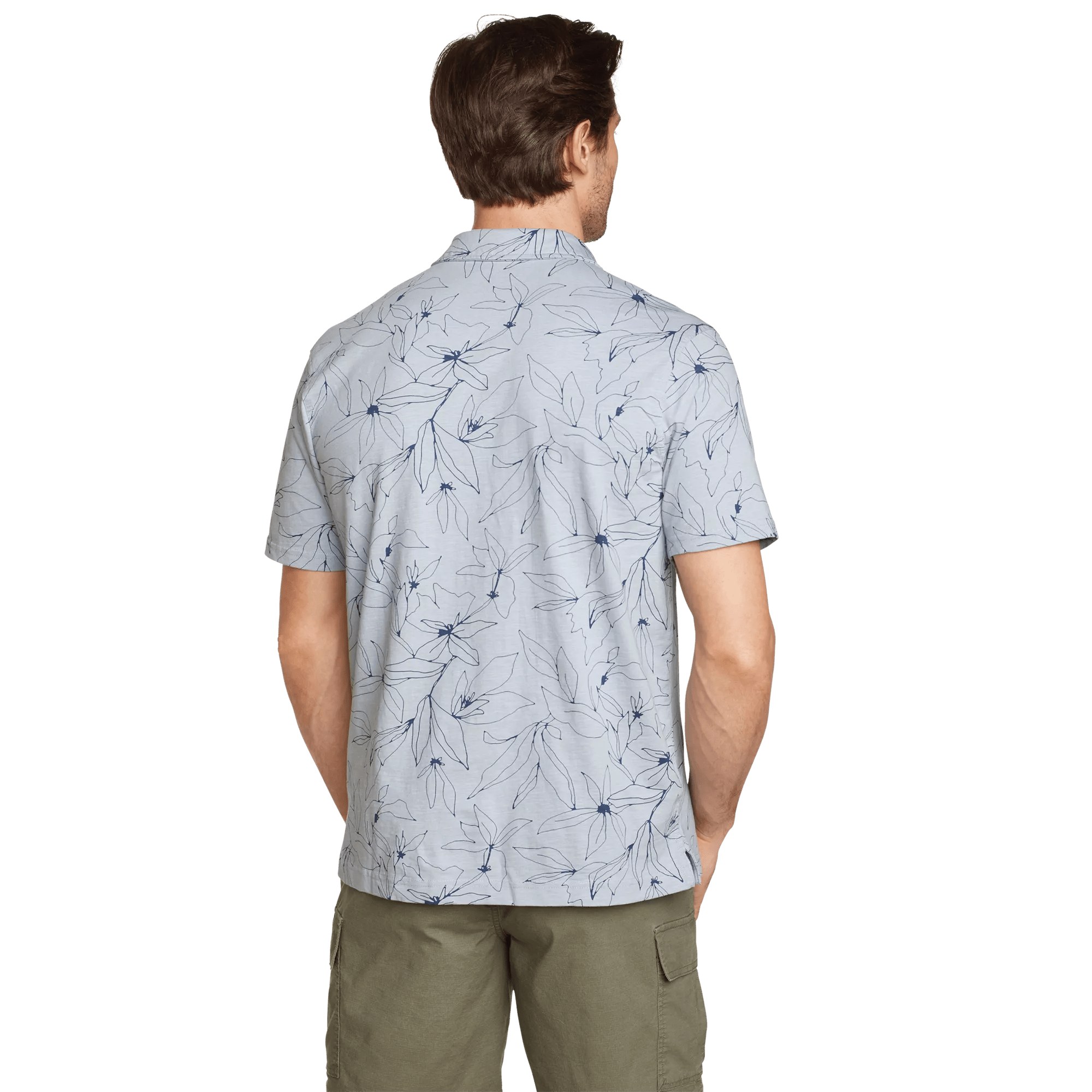 Baja Knit Button-Up Shirt