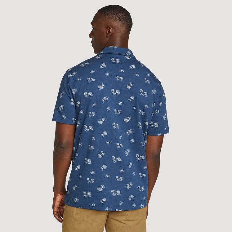 Men's Baja Knit Button-Up Shirt