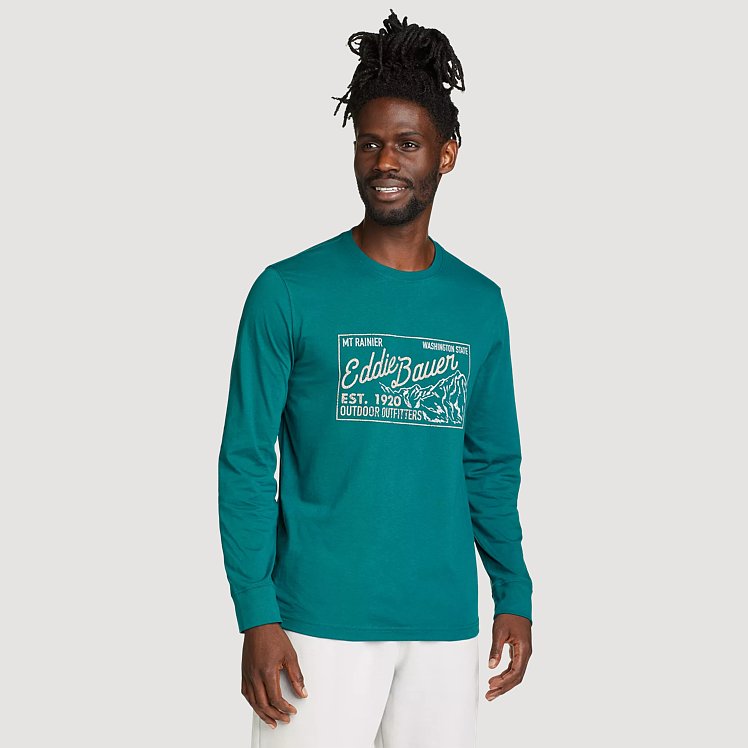 Eb Retro Logo Long-sleeve Graphic T-shirt | Eddie Bauer
