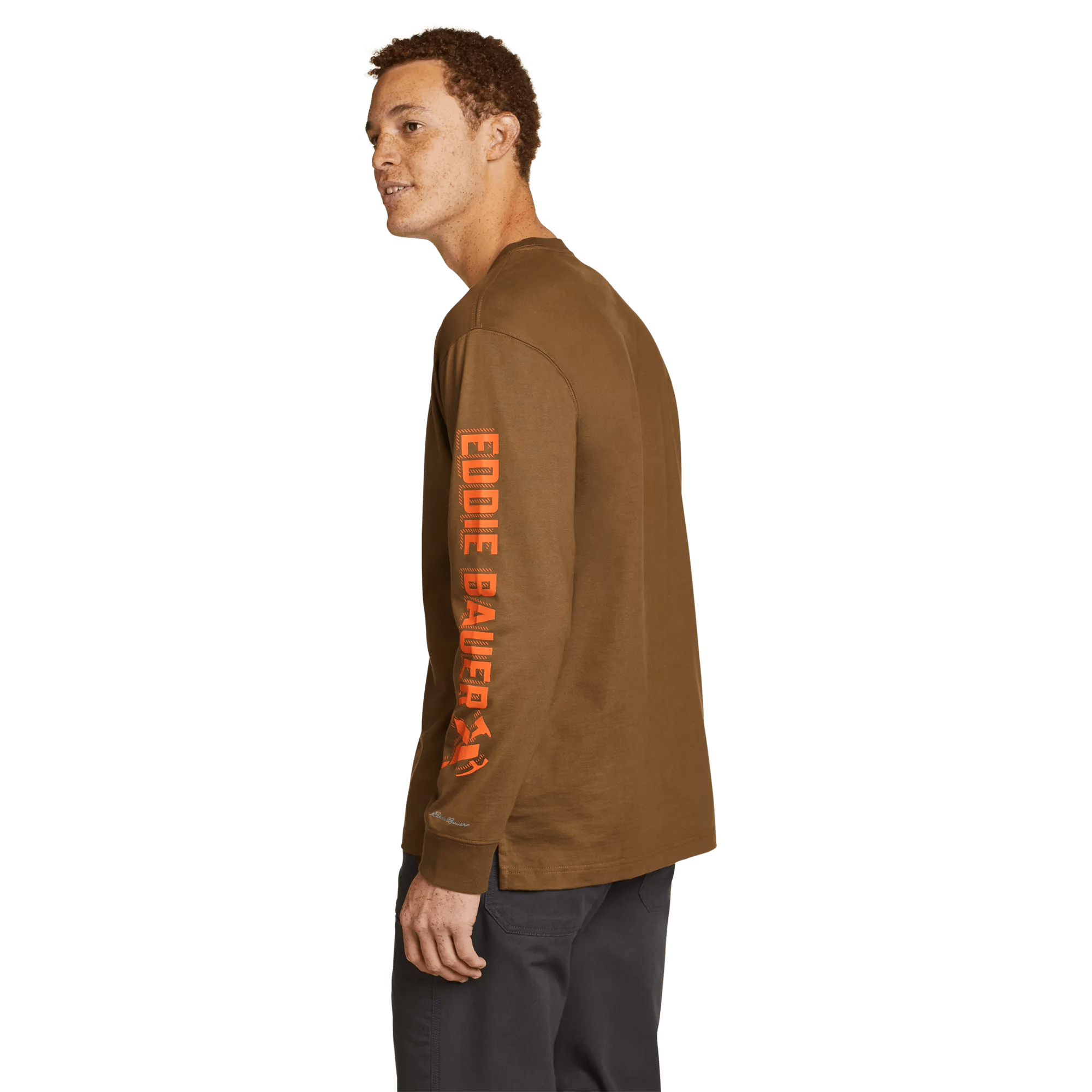 Mountain Ops Long-Sleeve Graphic 100% Cotton T-Shirt
