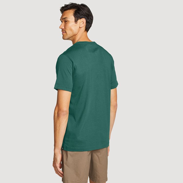 Men's Legend Wash 100% Cotton Short-sleeve Slim T-shirt