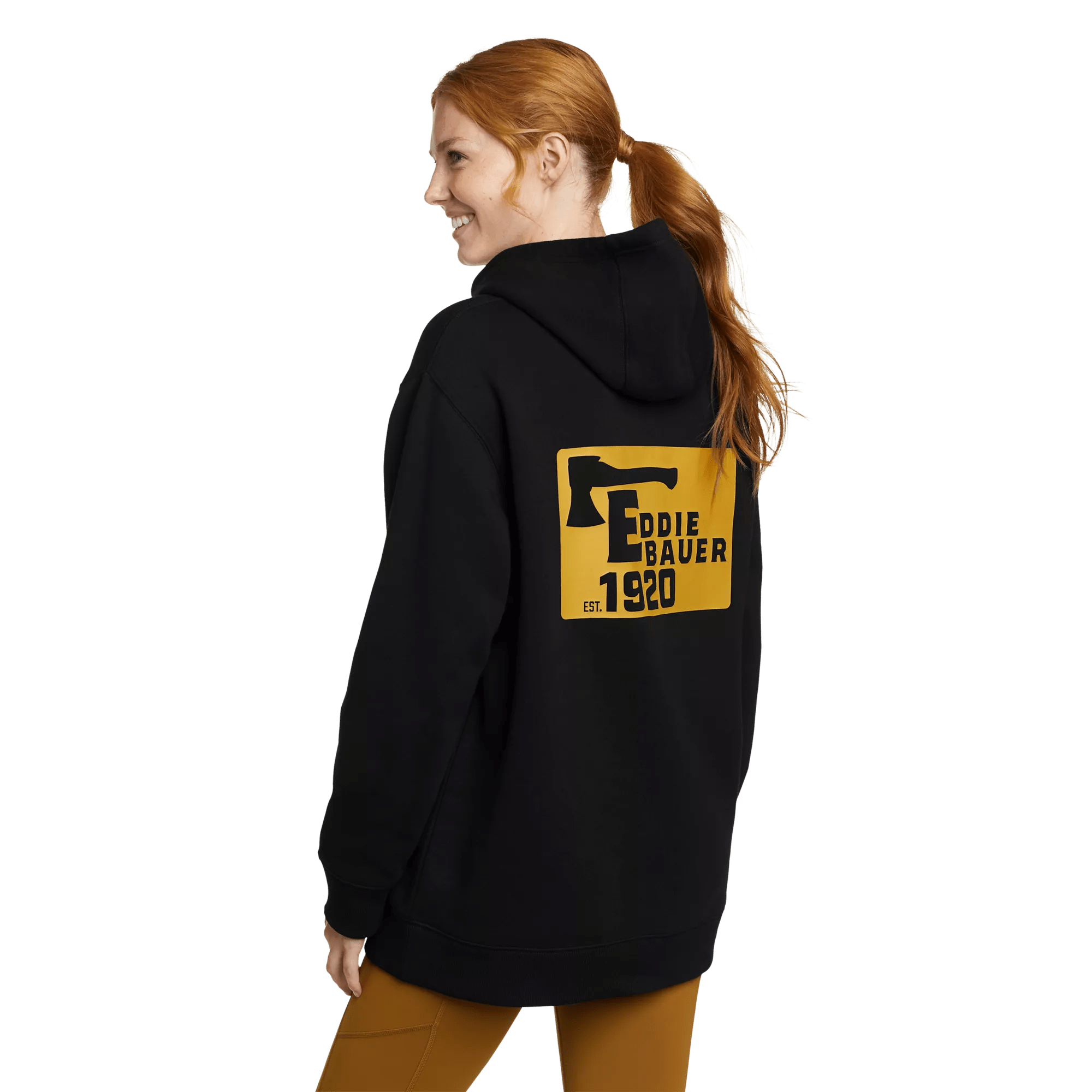 EB Signature Logo Graphic Hoodie - Rugged