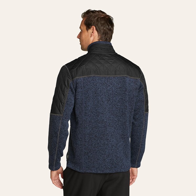 Men s Convector Full zip Hybrid Fleece Jacket Eddie Bauer