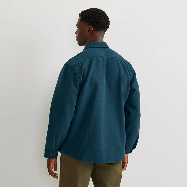 Men's Chutes Pro Corded Fleece Shirt Jacket | Eddie Bauer