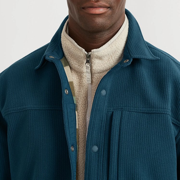 Men's Chutes Pro Corded Fleece Shirt Jacket | Eddie Bauer