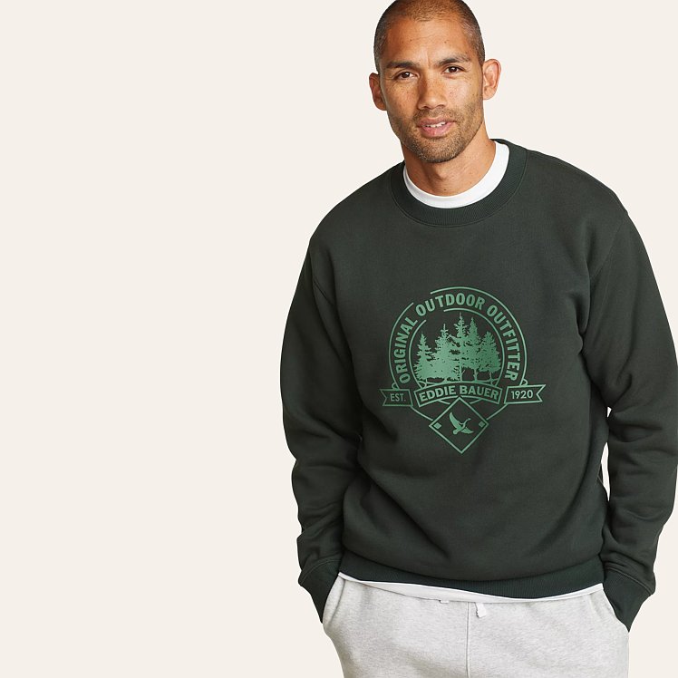 Signature Graphic Sweatshirt Forest Outfitters