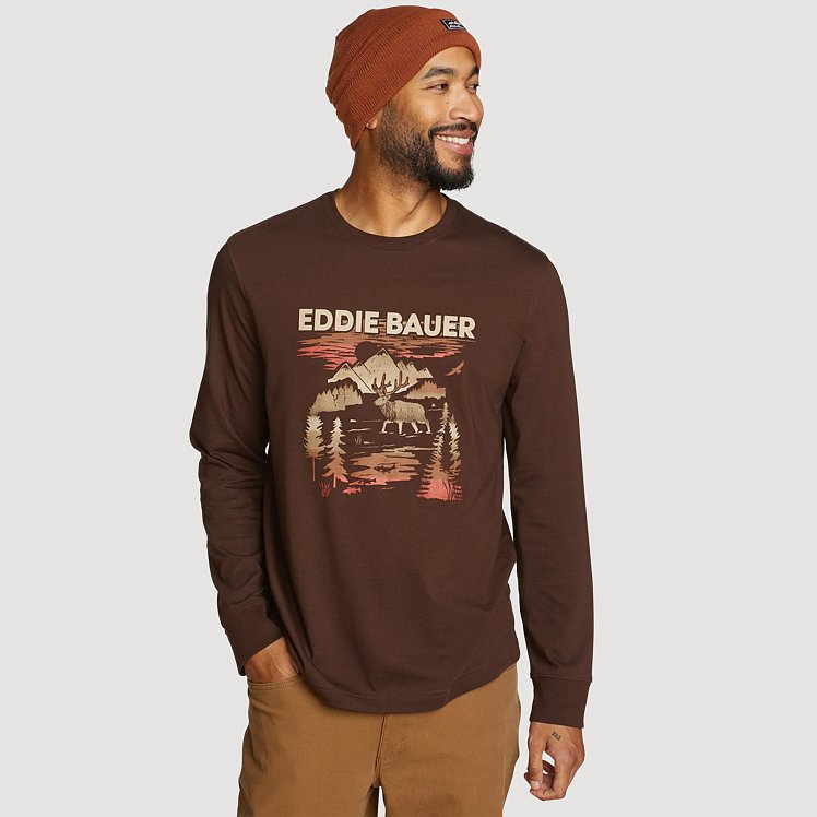 Long-sleeve Graphic T-shirt - Mountain Outfitters | Eddie Bauer