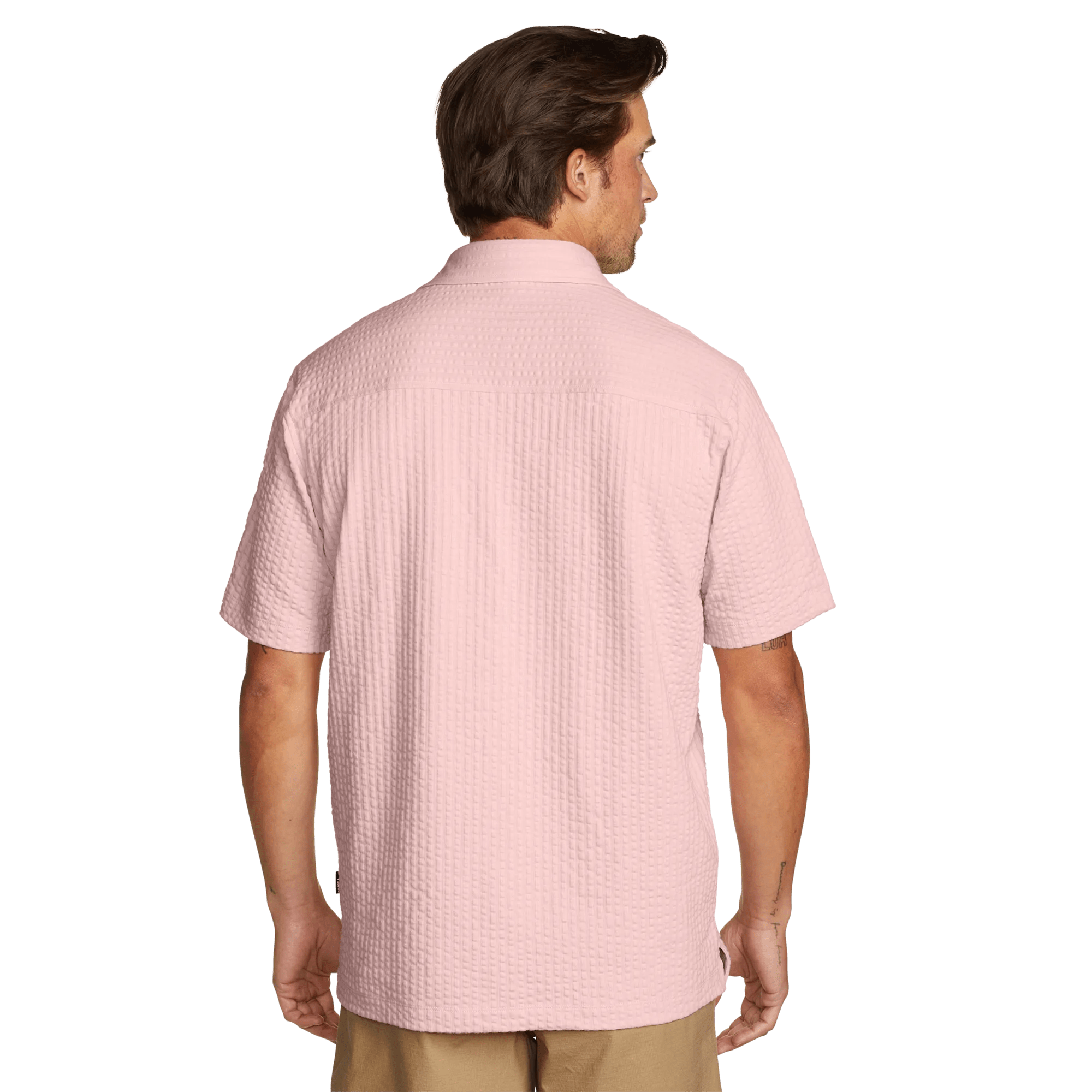 Alderpine Short-Sleeve Seersucker Shirt
