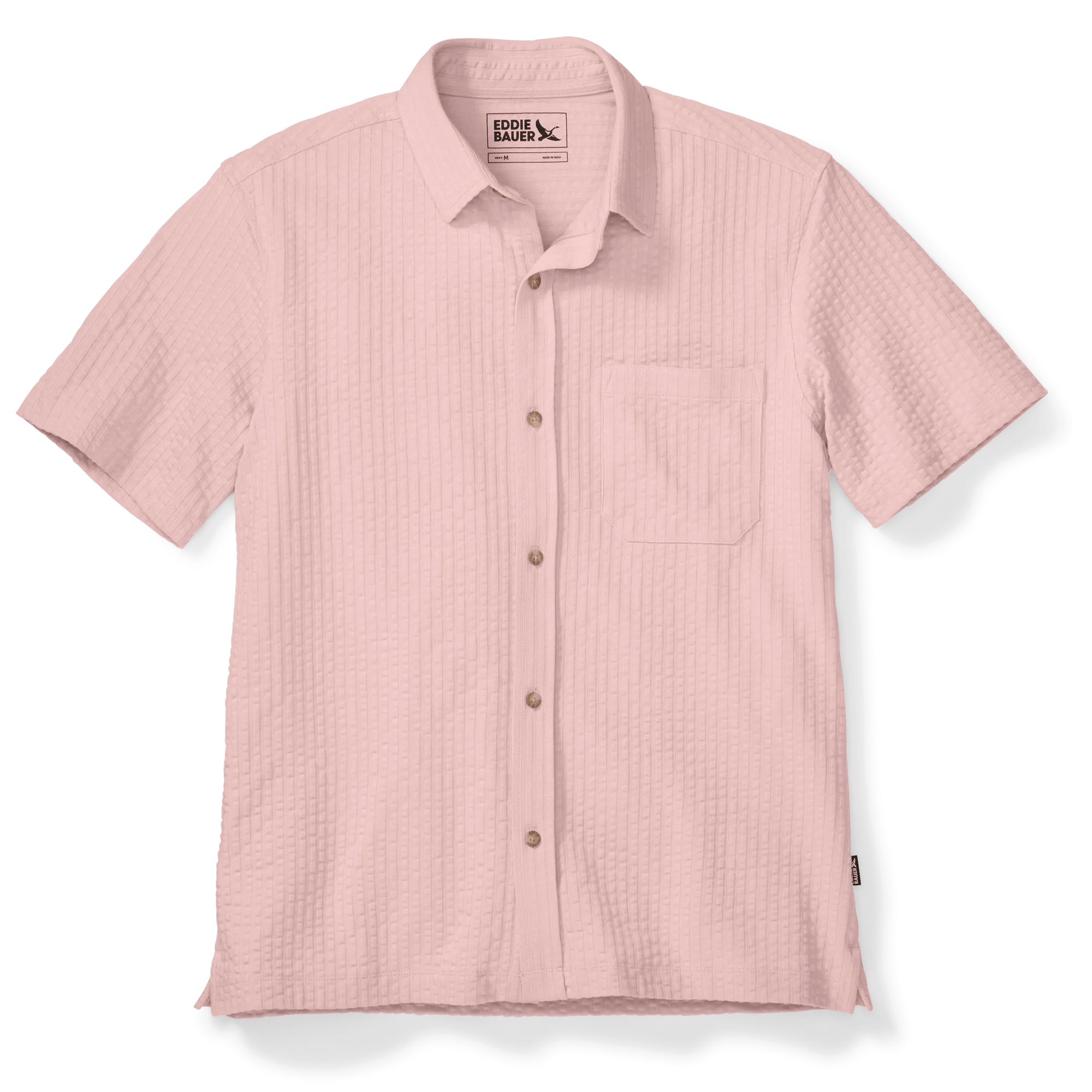 Alderpine Short-Sleeve Seersucker Shirt