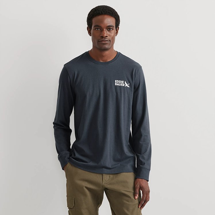 Long-Sleeve Graphic T-Shirt - Elk In The Wild