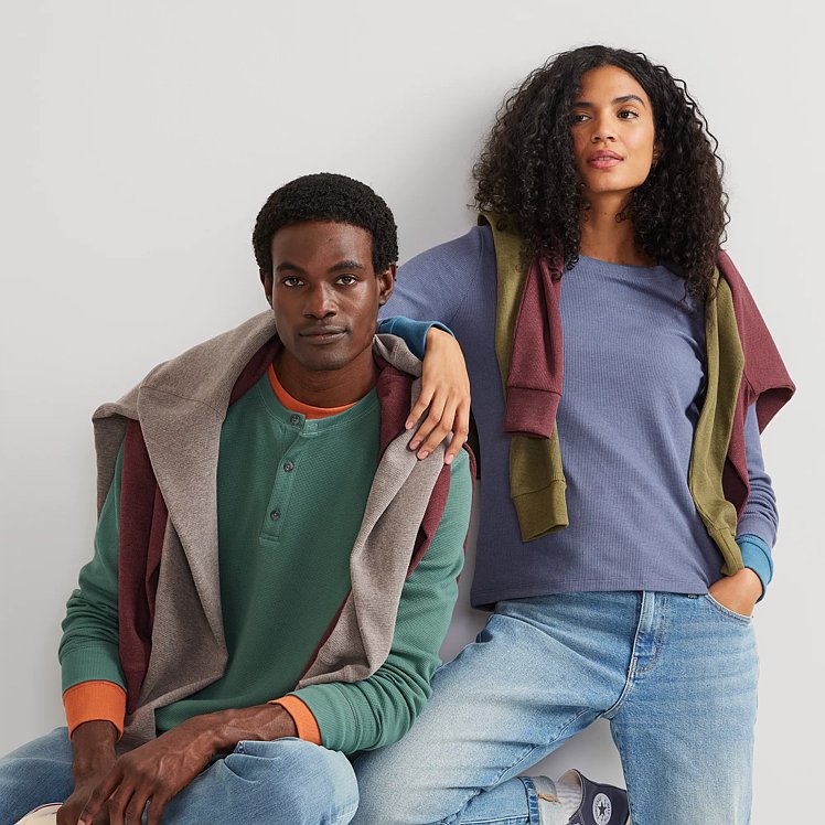 Men's Eddie's Favorite Thermal Henley