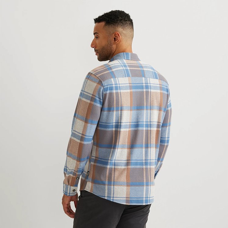 Men's Soft Knit Button Down Shirt