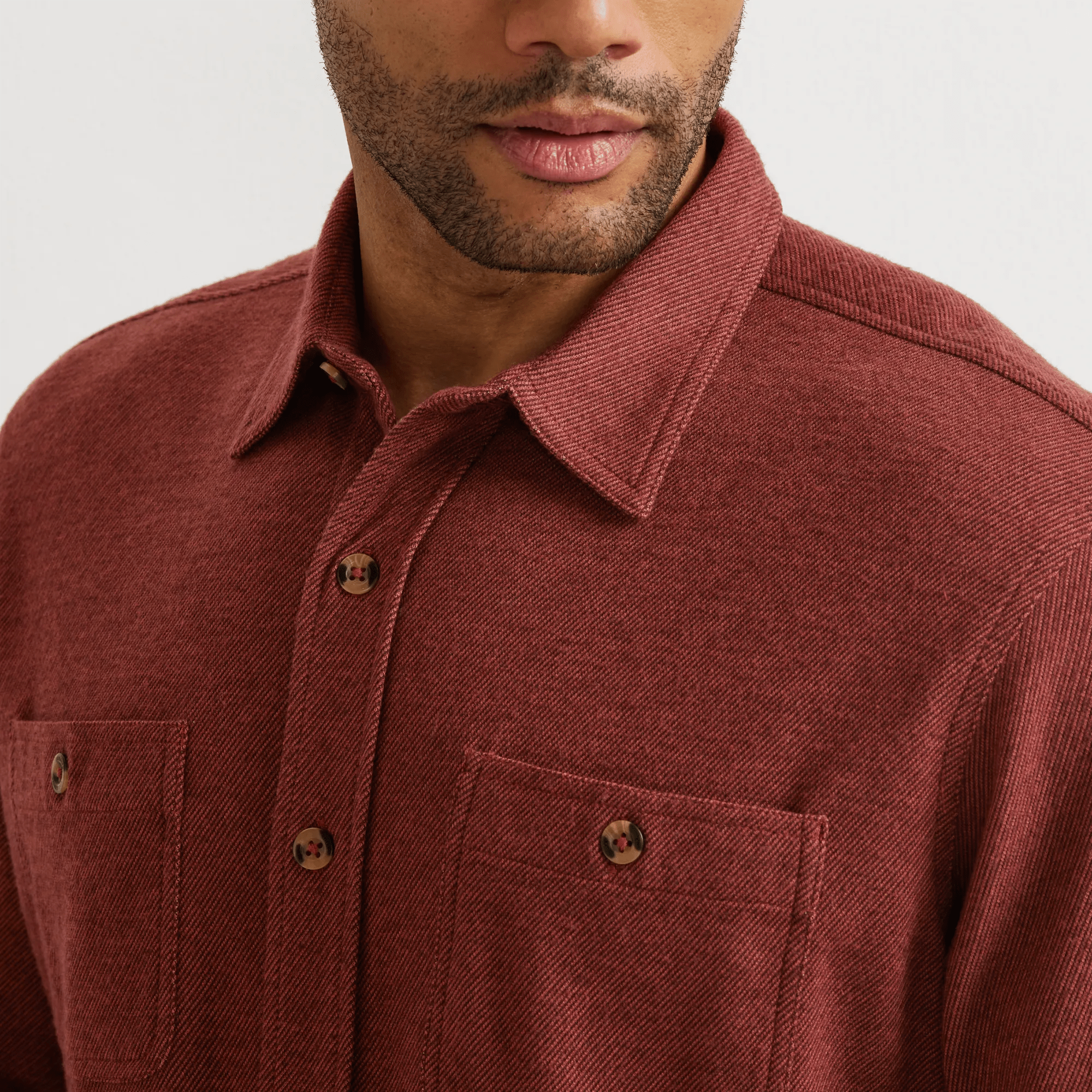 Soft Knit Button Down Shirt