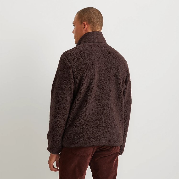 Men's Chill Out Fleece Snap Moc Pullover