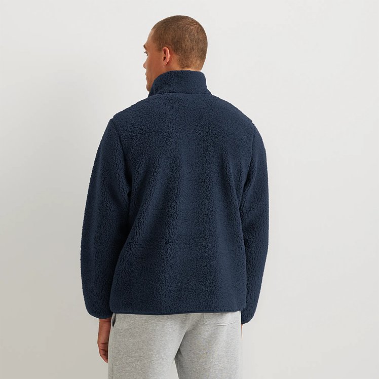 Men's Chill Out Fleece Snap Moc Pullover