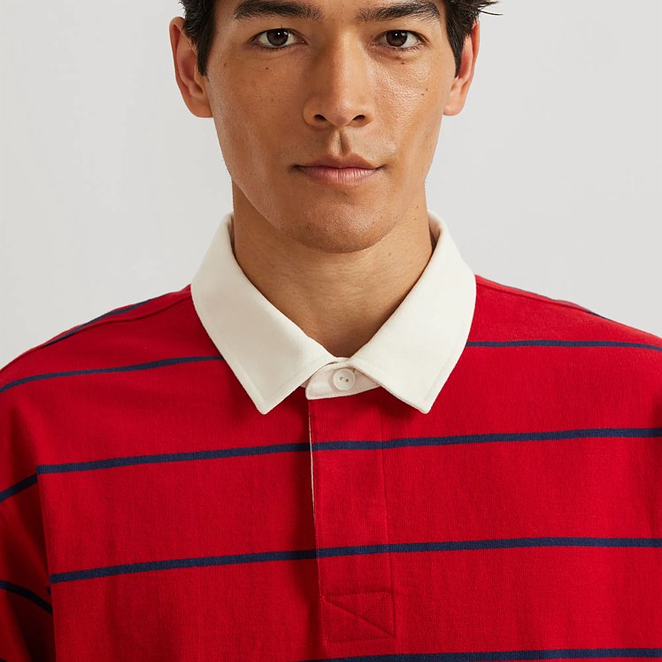 Men's Striped Rugby Shirt