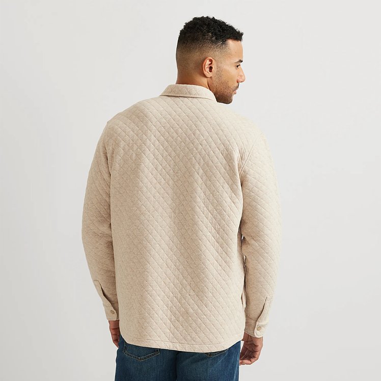 Men's Quilted Shirt Jacket
