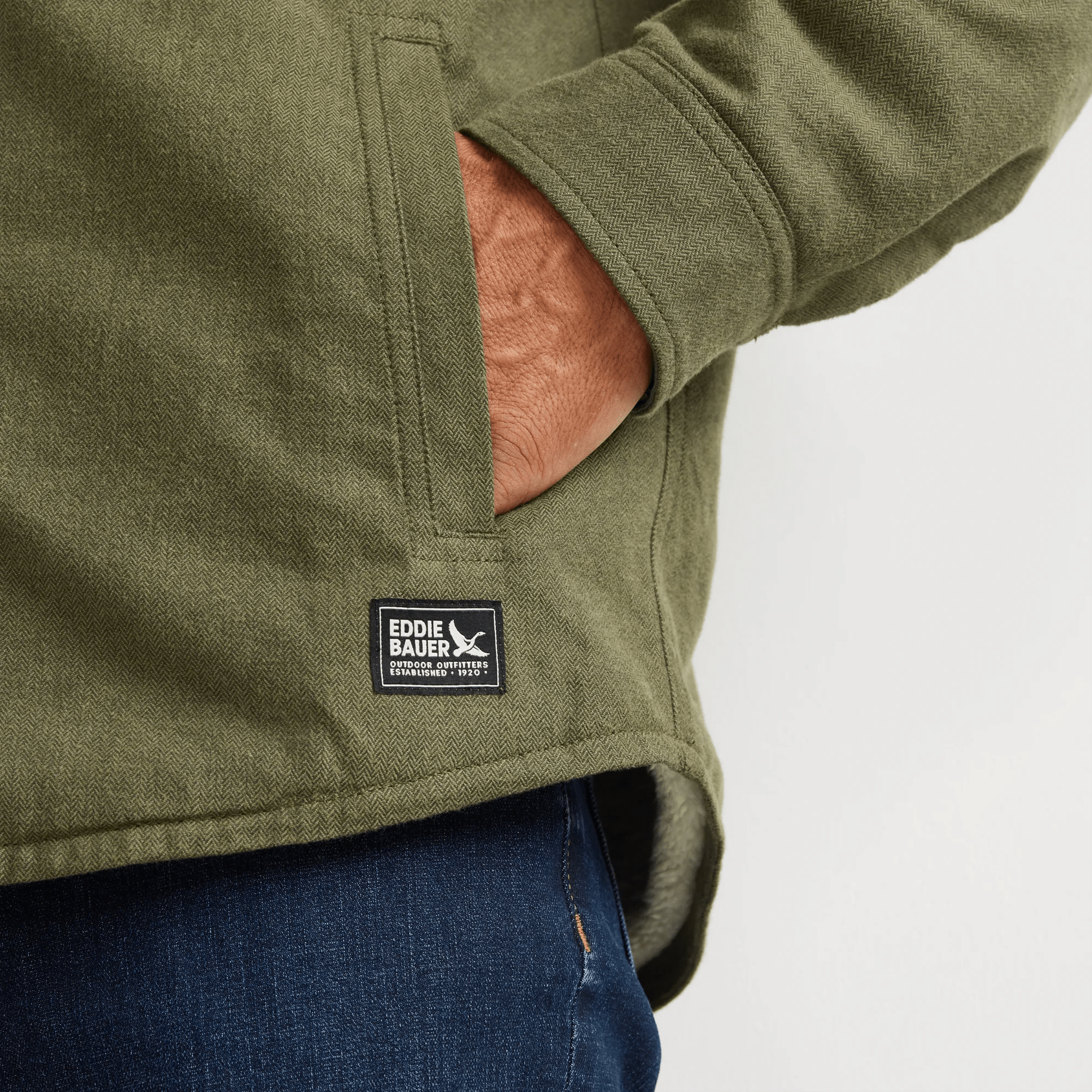 Eddie's Favorite Faux Shearling-Lined Flannel Shirt Jacket